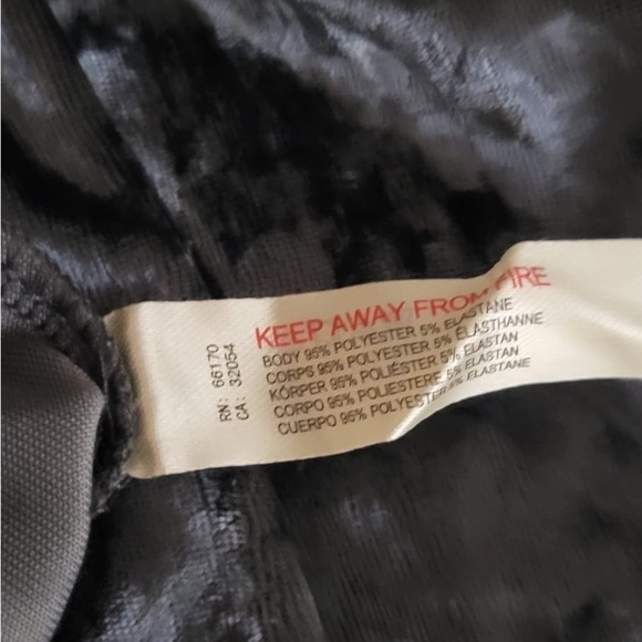 NWT Free People Don't You Wish Velvet Bodysuit V-neck Sunflower Seed Gray Sz XS - Picture 6 of 10